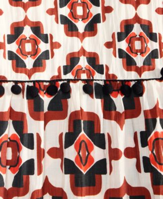 Women's Medallion-Print Sleeveless Dress, Macy's Exclusive - | Alix Friedberg Capsule Collection