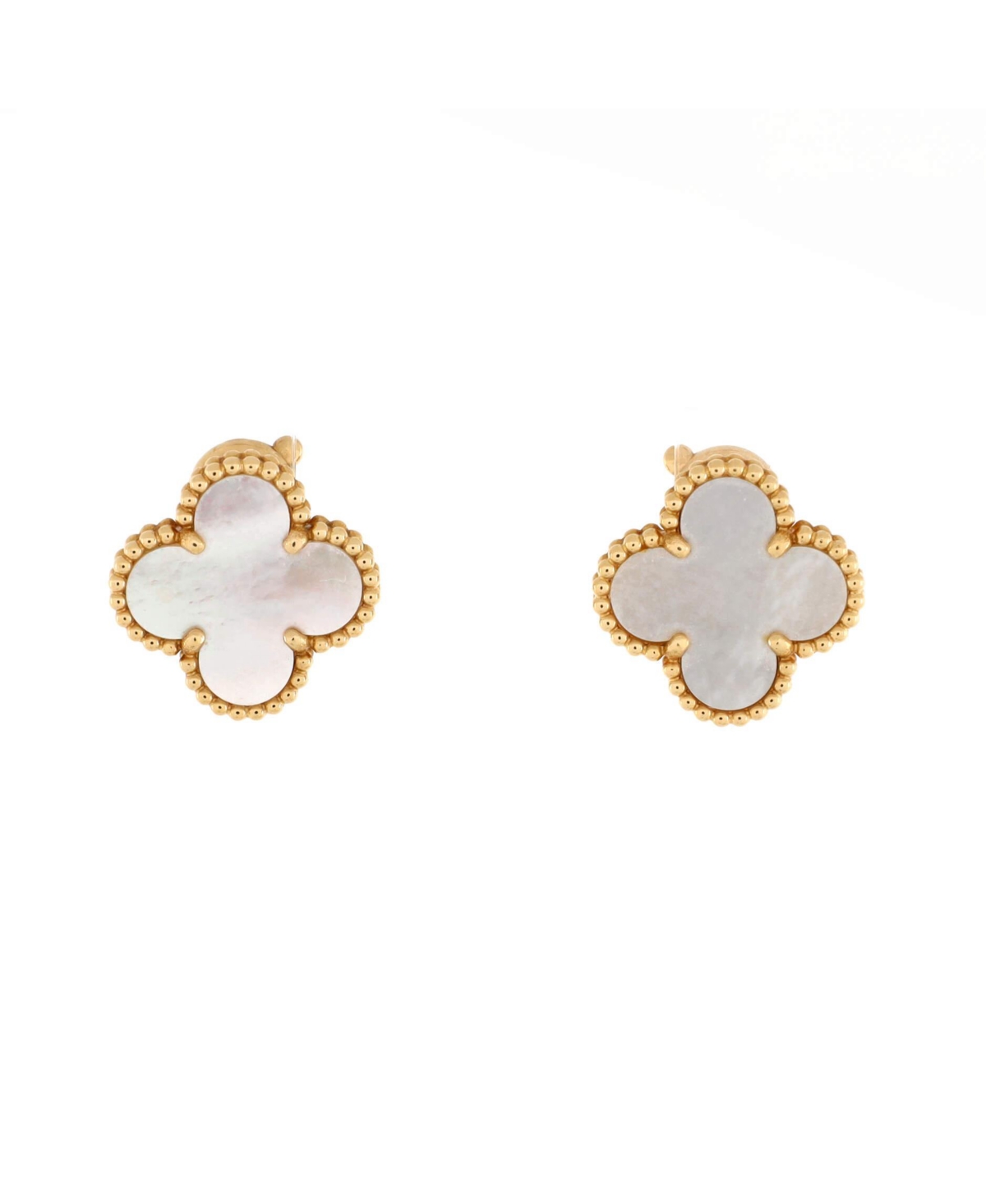 Vintage Alhambra Earrings - 18k yellow gold