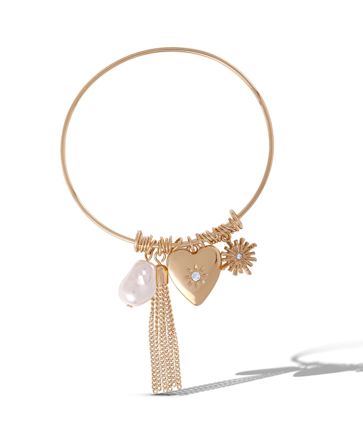 Bcbg Generation Charm Bangle Bracelet - Gold