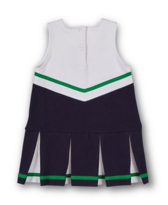 Little Girls French Terry Jumper With Cheer Megaphone
