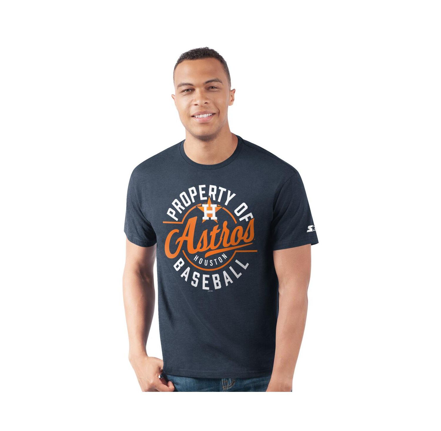 Men's Navy Houston Astros Prime Time Property Of T-Shirt