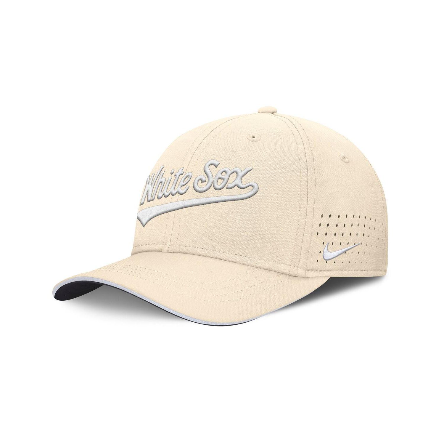 Men's Cream Chicago White Sox Rise Performance Flex Hat