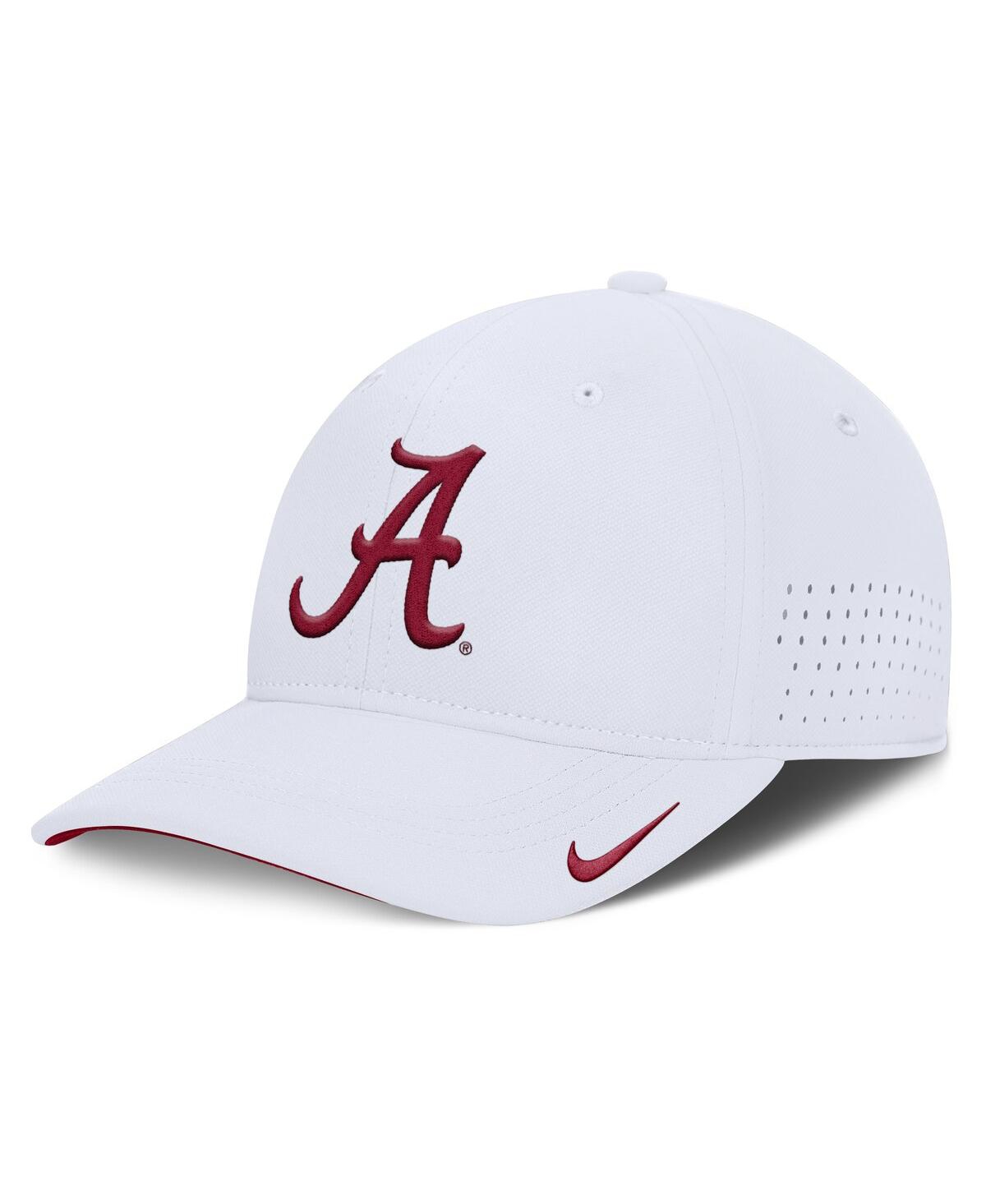 Men's White Alabama Crimson Tide 2025Â On-Field Gameday Performance Flex Hat - White