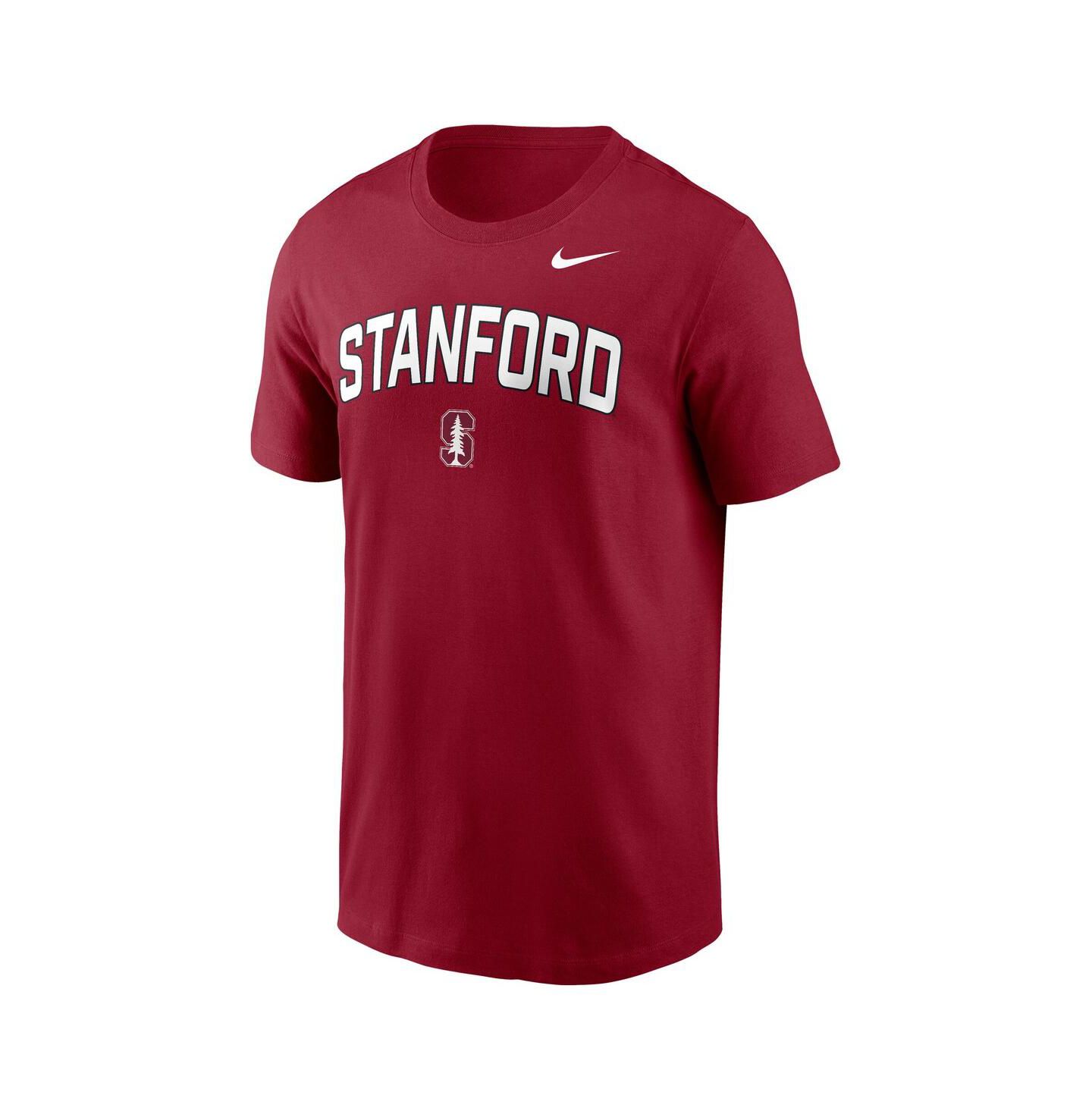 Мужская футболка Nike Cardinal Stanford Cardinal Primetime Arch Stack — фото 3