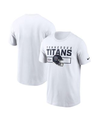 Nike - Men's White Tennessee Titans Primetime Helmet Essential T-Shirt