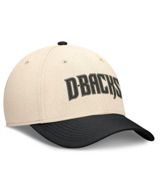 Men's Natural/Black Arizona Diamondbacks Statement Rise Performance Flex Hat