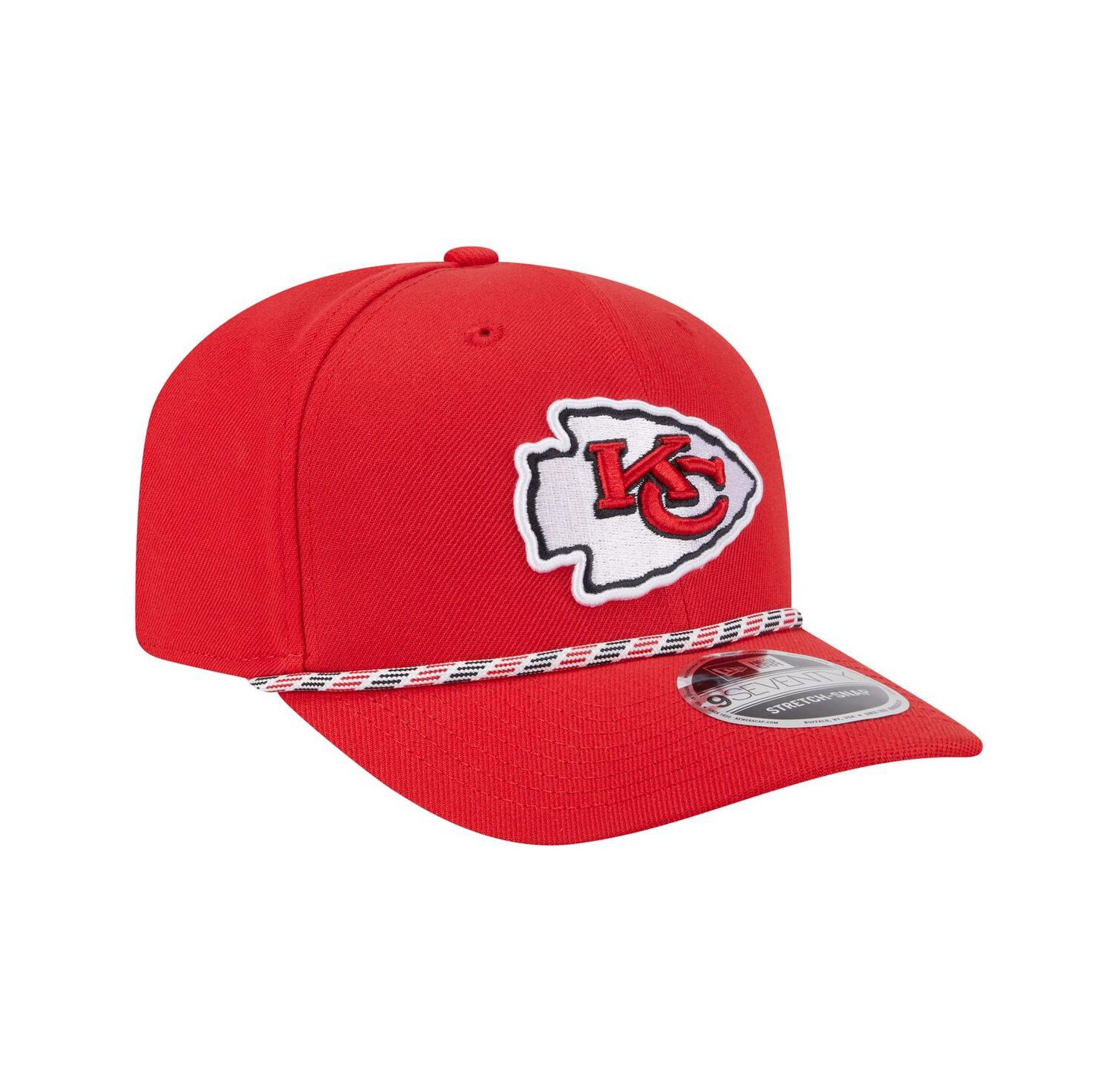 Men's Red Kansas City Chiefs Gameday Multi Rope 9SEVENTY Stretch-Snap Hat