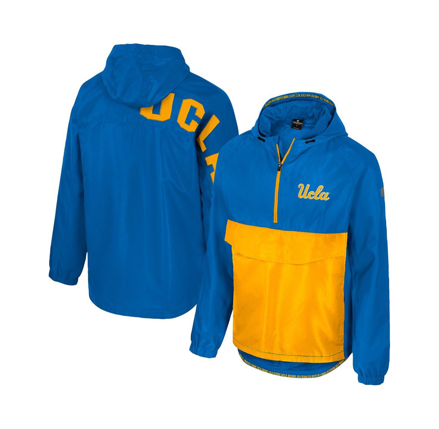 Men's Blue UCLA Bruins Reloaded Anorak Half-Zip Jacket