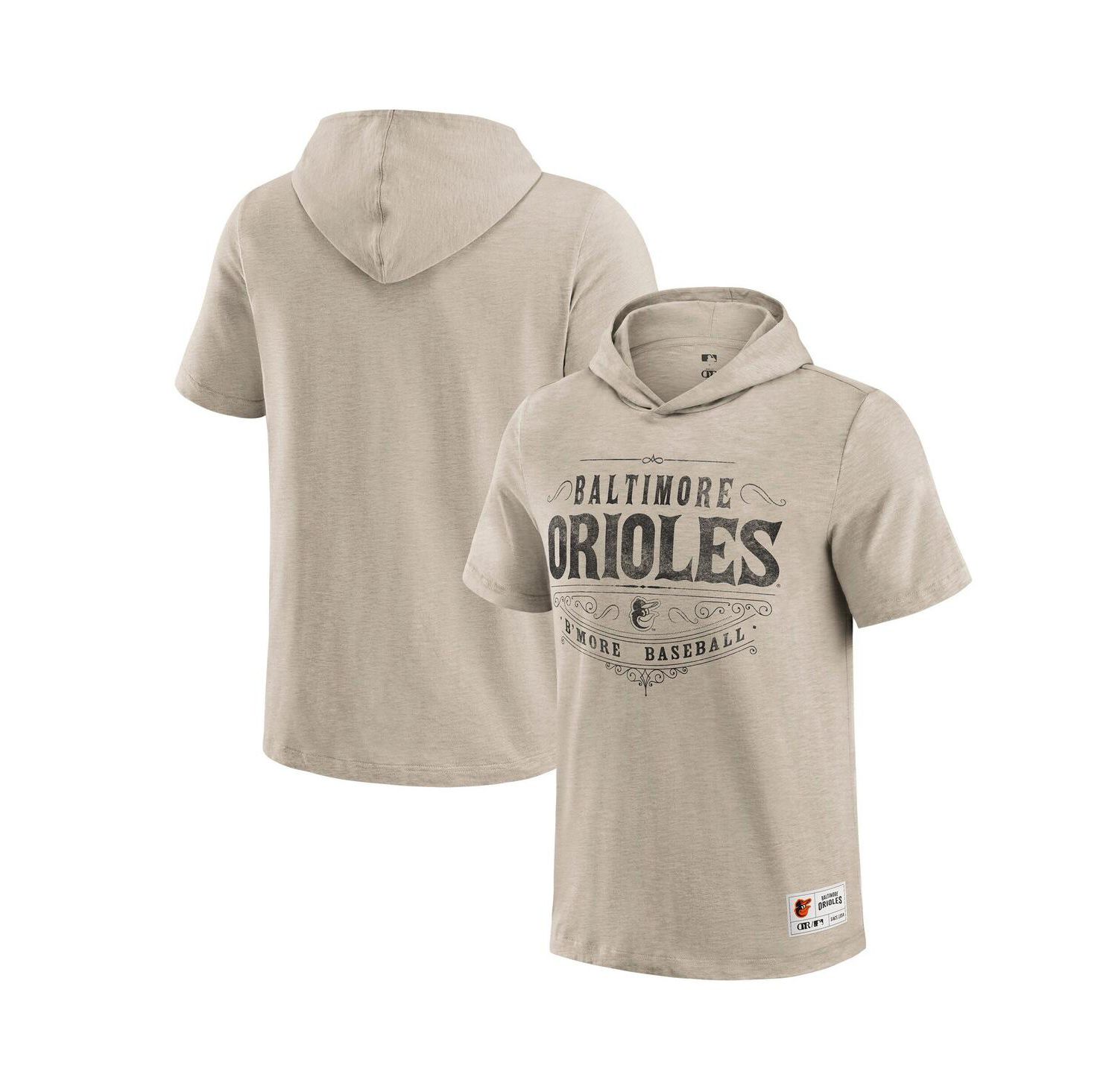 Darius Rucker Collection by Men's Tan Baltimore Orioles Hooded T-Shirt