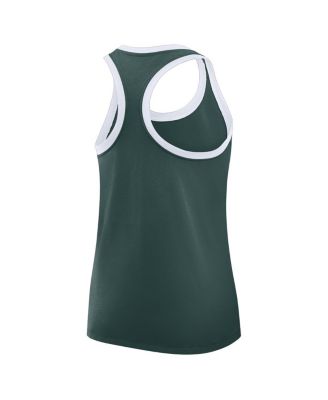 Women's&nbsp;Green Michigan State Spartans Primetime Racerback Tri-Blend Tank Top
