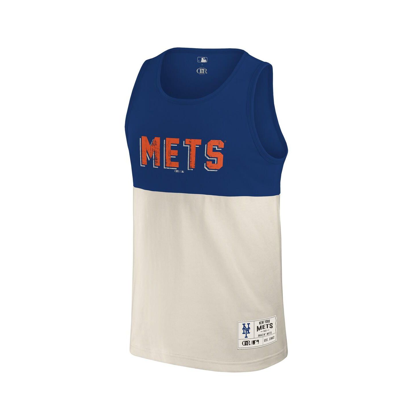 Мужской топ Fanatics Darius Rucker Collection by Royal New York Mets Color Block — фото 3