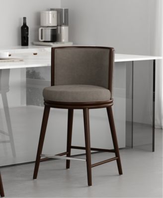 Evalyn 37.6" Upholstered Counter Stool