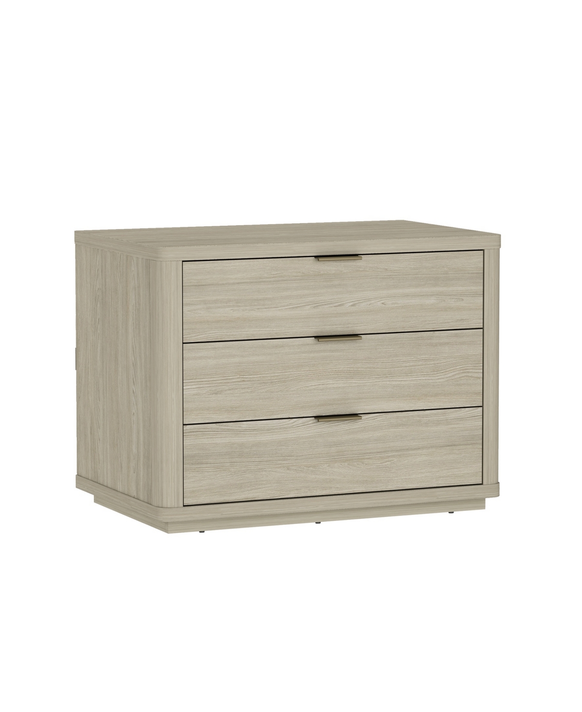 Manhattan Comfort Evelyn 32" 3-Drawer Nightstand
