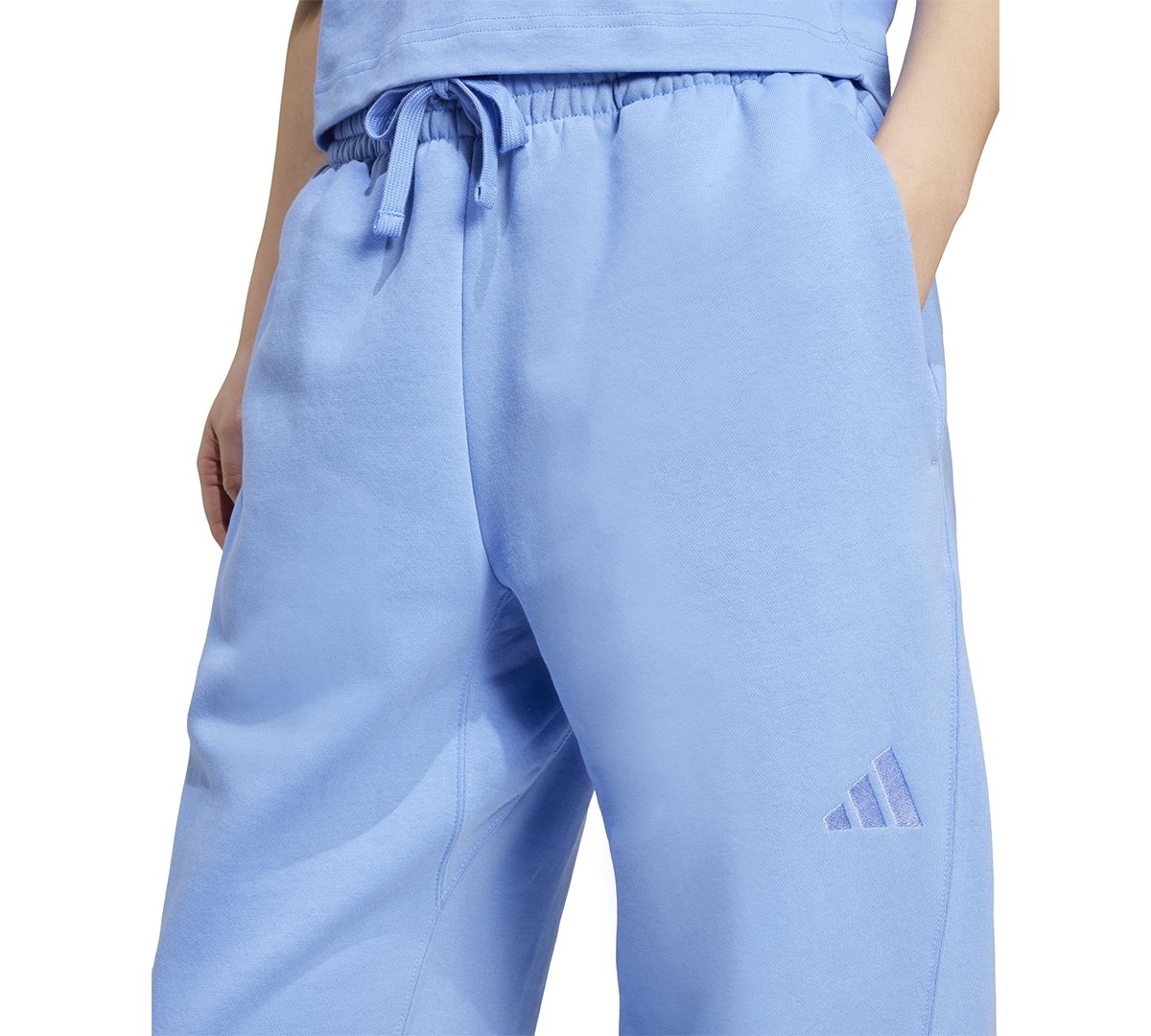 adidas Women's All Szn Fleece Elastic Waistband Pants