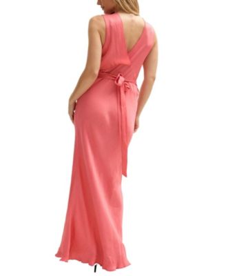 Women's Pandora Bias Cut Sleeveless Embroidered Maxi Dress