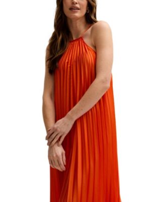 Women's Philomena Halter Neck Pleated Maxi Dress