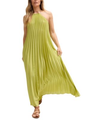 Women's Philomena Halter Neck Pleated Maxi Dress