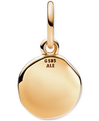 Cubic Zirconia Love Dangle Charm