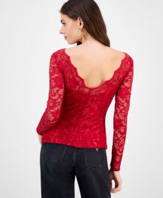 Women's Nataliya Long-Sleeve Lace Top