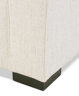 Radley Roll Arm 115" 4-Pc. Fabric L Sectional with Wedge