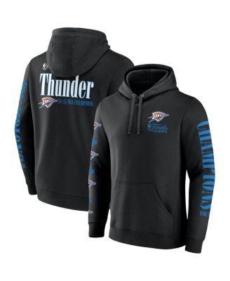 Fanatics - Men's Black Oklahoma City Thunder 2025 NBA Finals Champions Open Shot Pullover Hoodie