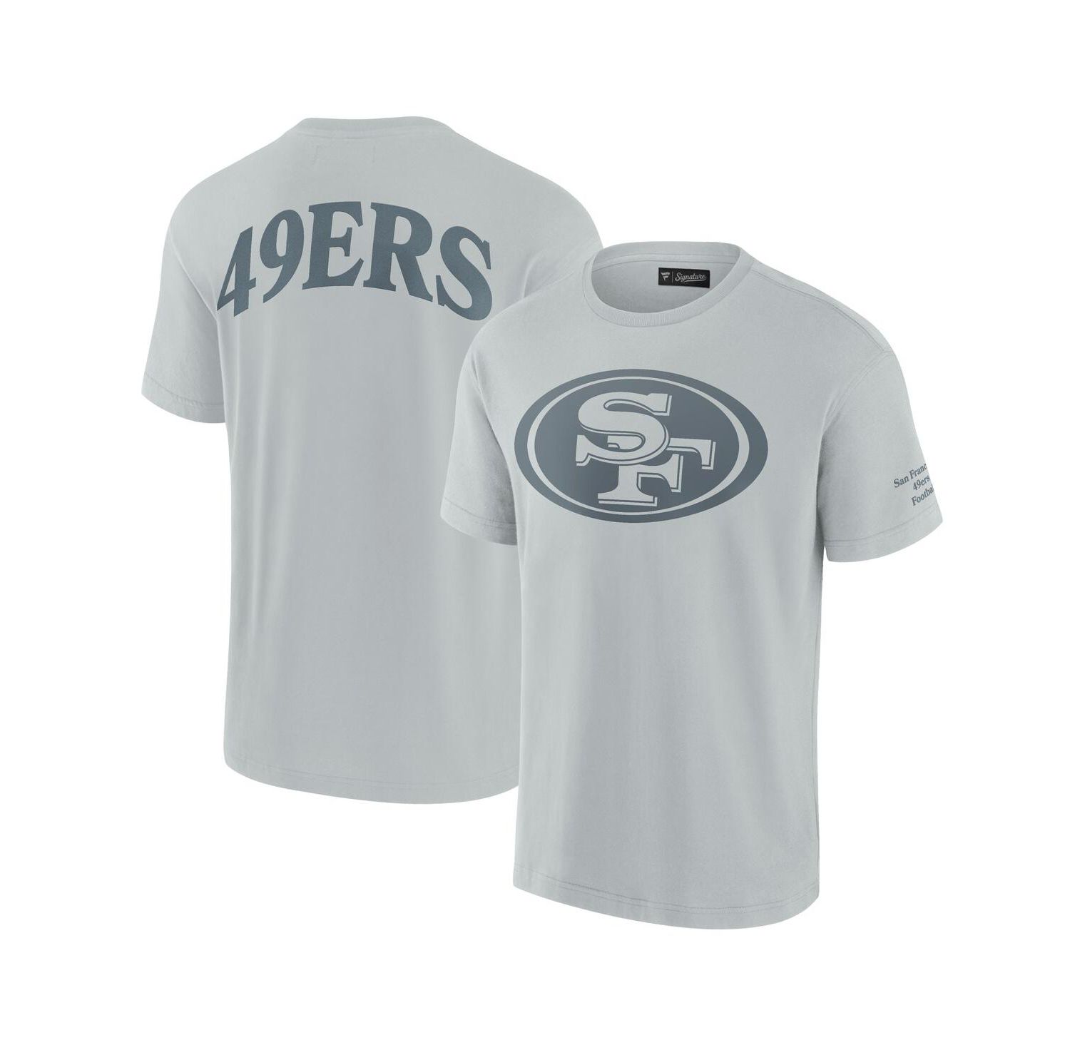 Men's and Women's Gray San Francisco 49ers Elements Iconic T-Shirt