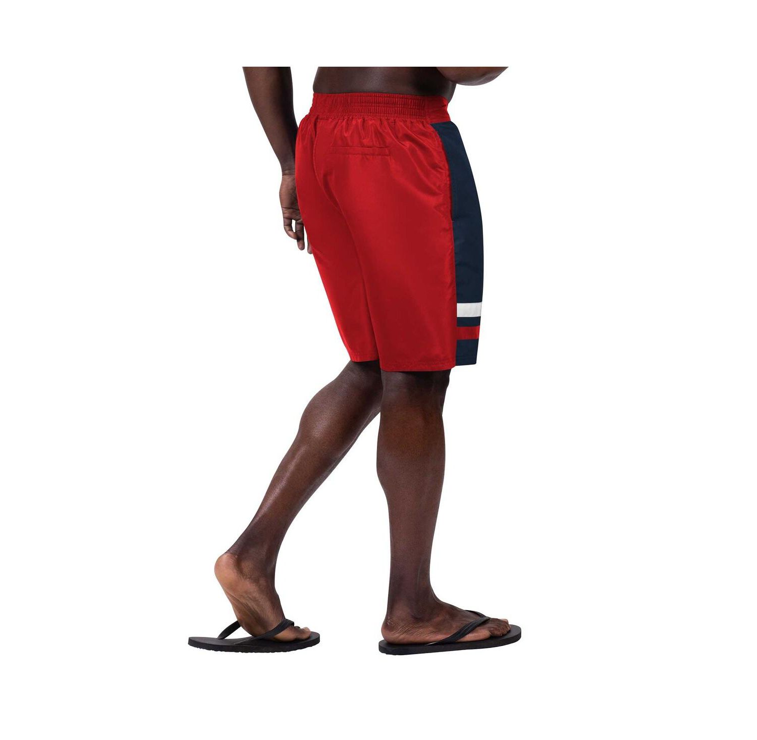 Men's Red Los Angeles Angels Anchor Swim Trunks