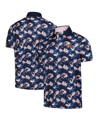 Puma - Men's Navy Arnold Palmer Invitational Springs Floral Polo Shirt