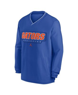 Men's Royal Florida Gators 2024 Sideline Pullover Windshirt