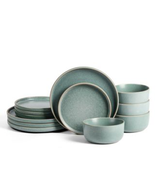 Amber 12 Pc. Dinnerware Set, Service for 4