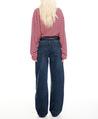Women's Bloom Round-Neck Long-Sleeve Top