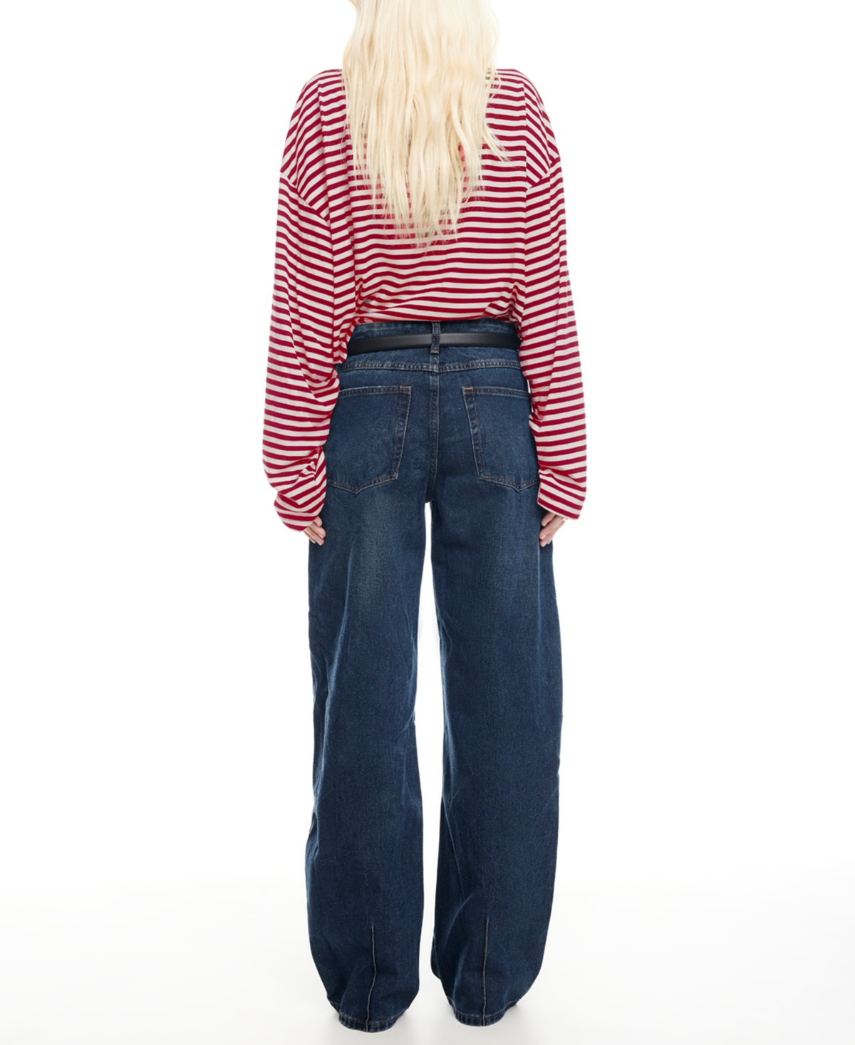 Lioness Bloom Stripe Top In Purple