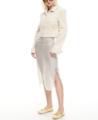 Women's Balmy Button-Front Long-Sleeve Jacket