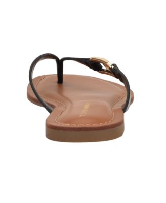 Women's Liande Logo Flat Thong Sandal