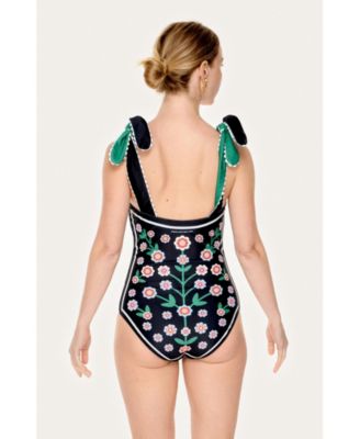 Women's Midnight Bloom Reversible One-Piece Swimsuit