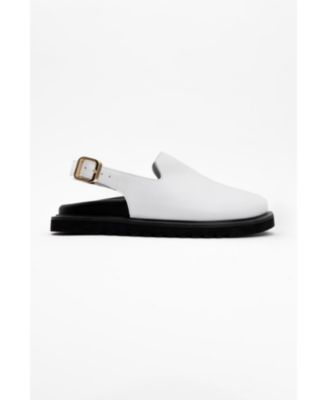 Forever & Always Womens Shoes Laby Leather Clogs