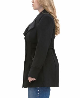 Plus Size Riley Wool Blend Pea Coat