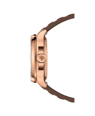 Unisex Multifort Brown Swiss Automatic Watch, 40mm