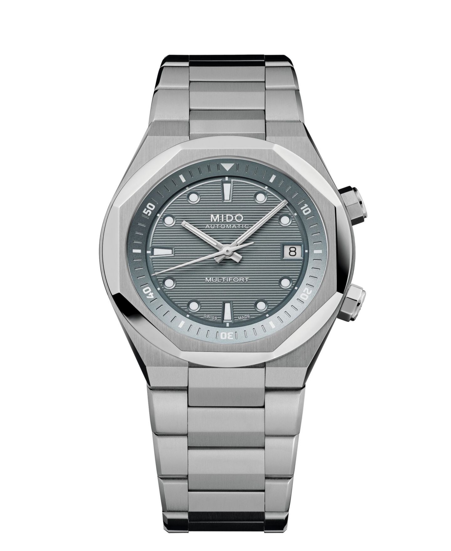 Часы Mido Unisex Multifort 8 Ice Swiss Automatic, 40mm — фото 1