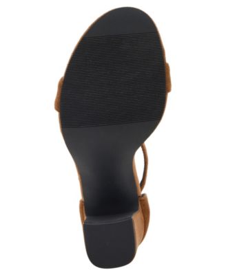 Sasha Two-Piece Block-Heel Dress Sandals