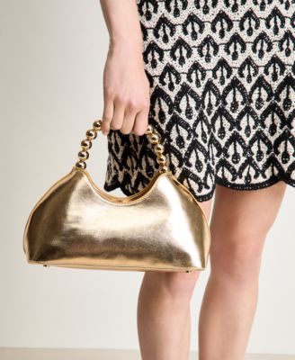 On 34th - Women's Metallic Top-Handle Handbag