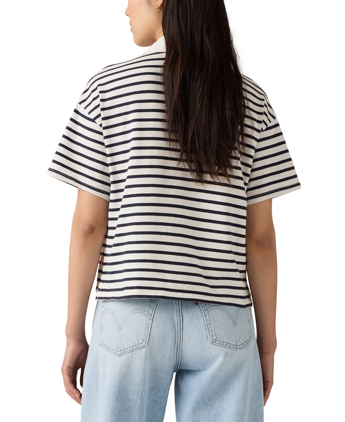 Levi's Women's Cotton Aries Rugby Polo Top
