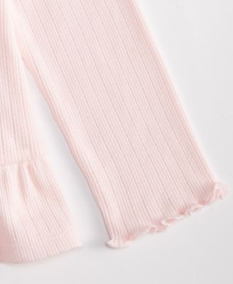 Baby Girls Mix and Match Long Sleeve Pointelle T-Shirt