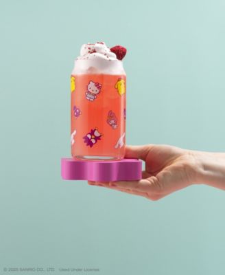 Hello Kitty Friends Character Toss Can Drinking Glasses, Set of 4