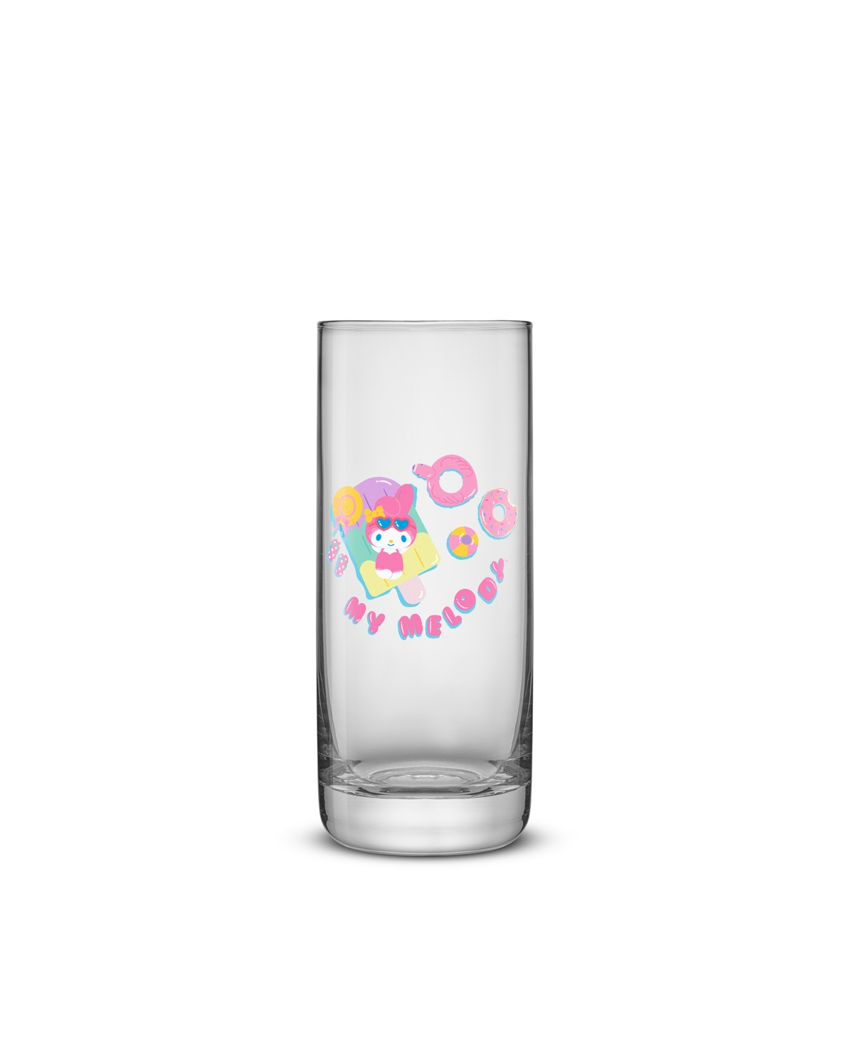 Joyjolt Hello Kitty Friends Summer Drinking Glasses, Set Of 4 In Multi