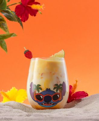 Lilo Stitch Silly Sips Stemless Drinking Glasses, Set of 4