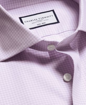 Men's Non-Iron Gingham Dress Shirt