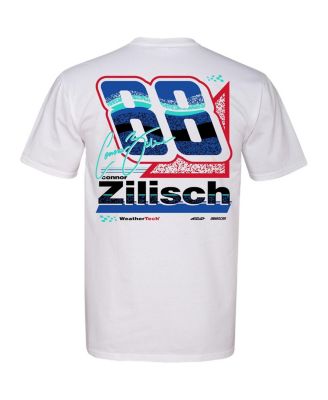 Men's White Connor Zilisch WeatherTech Car T-Shirt