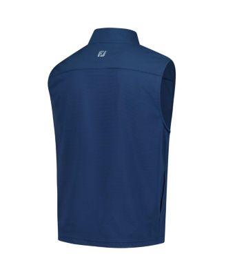 Men's Navy The Players Ottoman Knit Full-Zip Vest