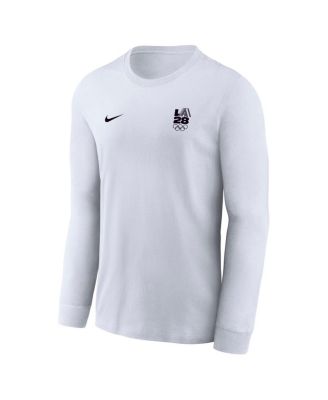 Men's White LA 2028 Summer Legend Performance Long Sleeve T-Shirt